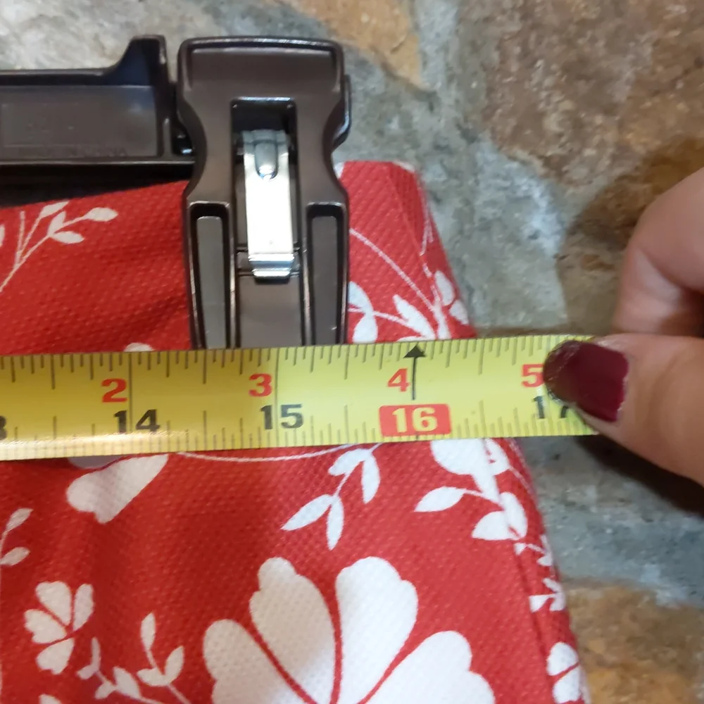Ann Taylor loft Red floral skirt